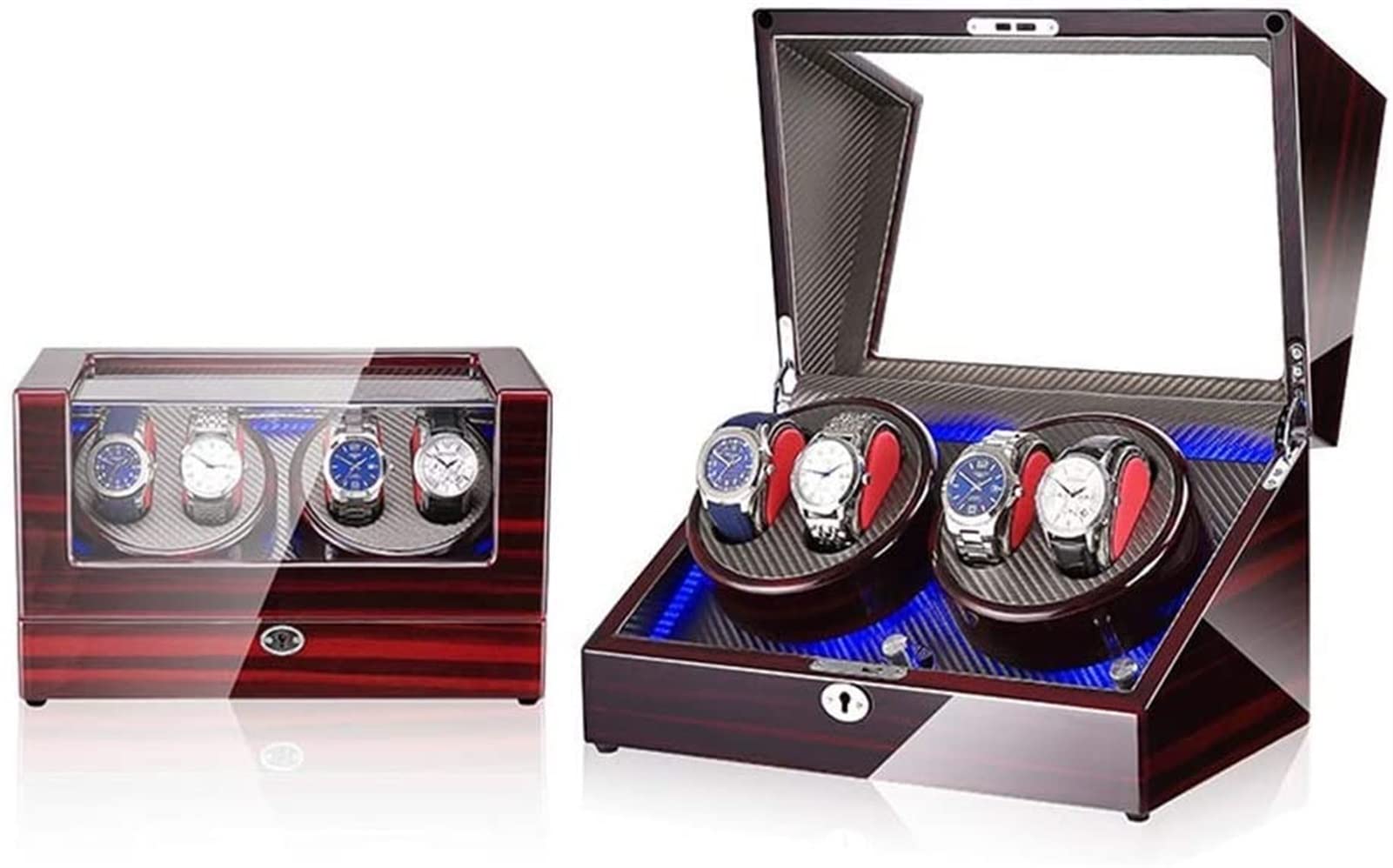 ウォッチワインダーボックス 自動巻き時計ワインダー 2+3 ピアノ